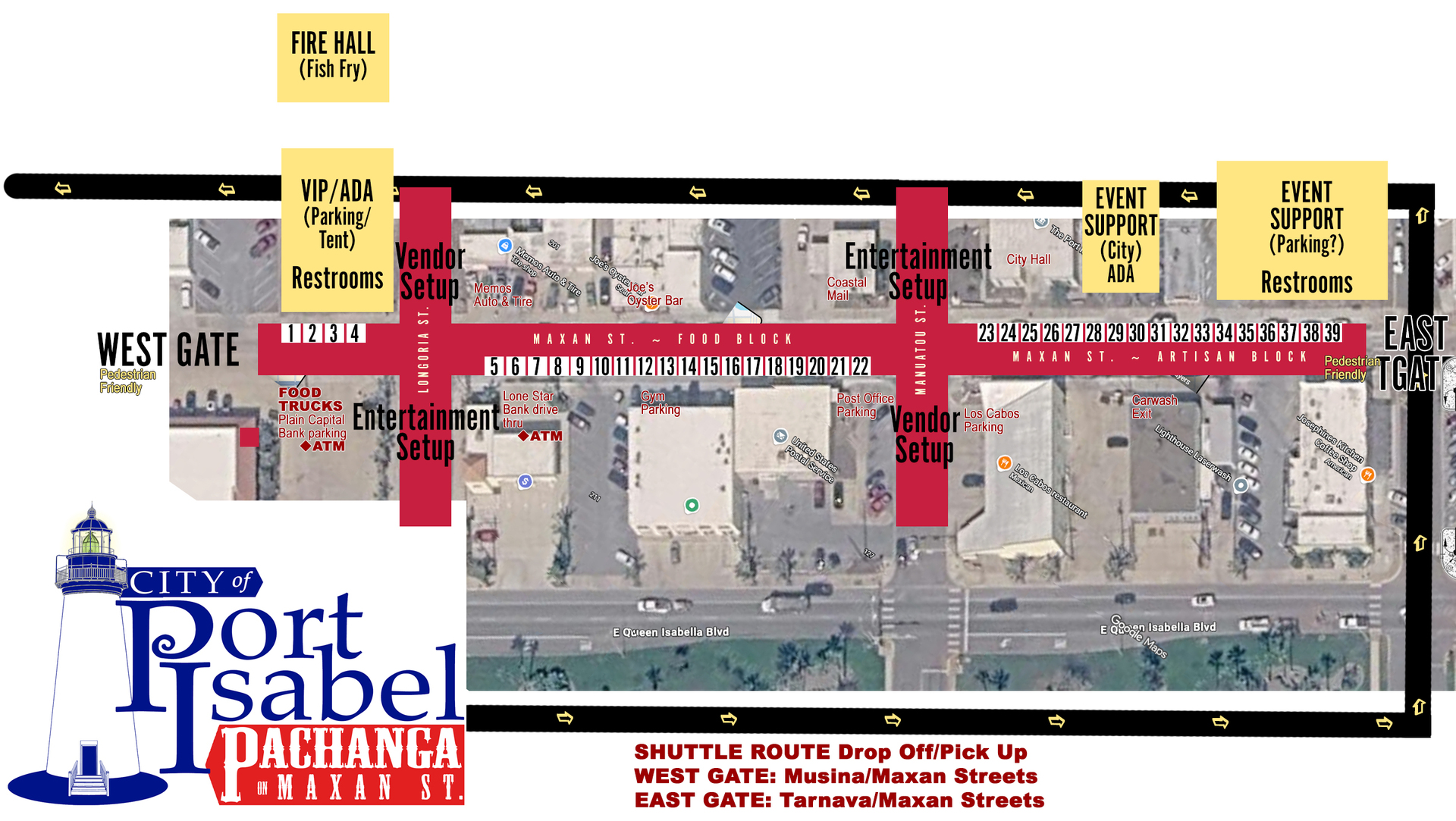 Pachanga site map